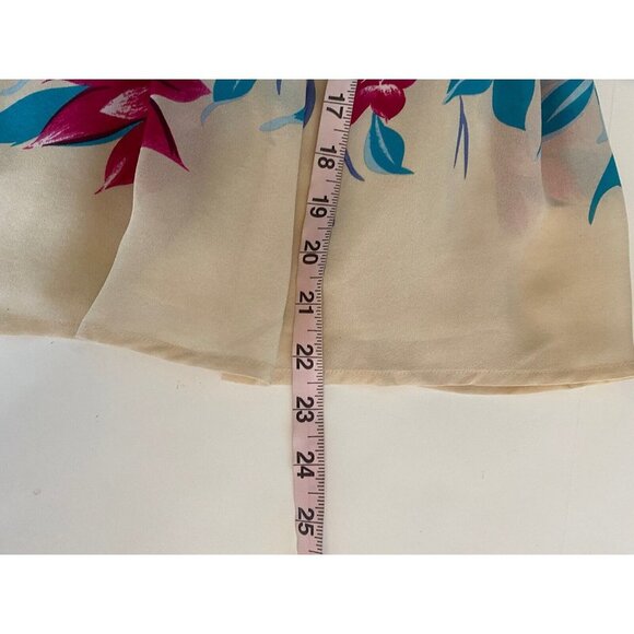 Yumi Kim Top‎ 100% Silk Floral Size XS Party Wedding Feminine - Picture 7 of 9